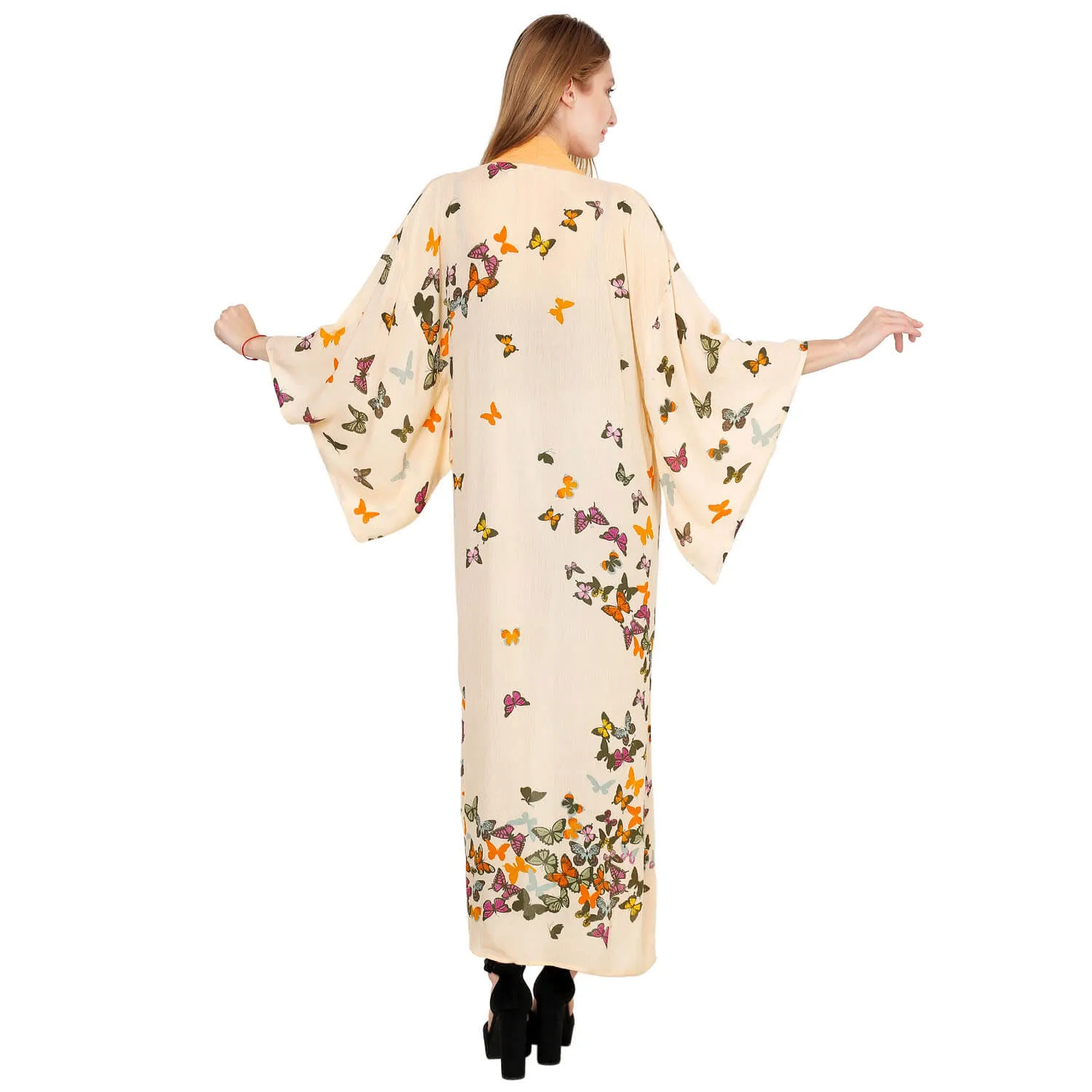 Flutter Bliss Maxi Full-Length Kimono