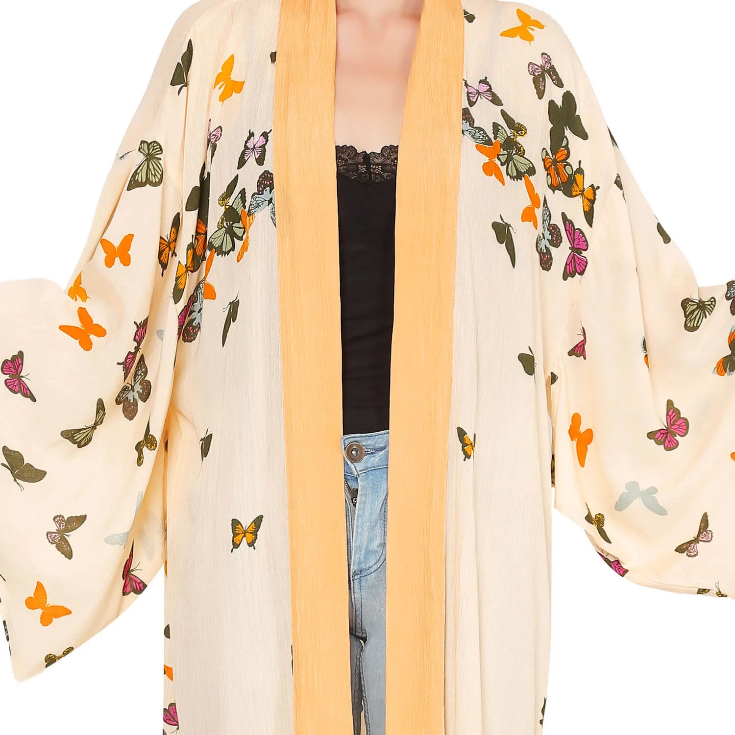 Flutter Bliss Maxi Full-Length Kimono