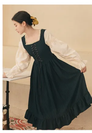 Gertie vintage dress, Vintage French dress, vintage dress, floral dress, cottagecore dress, French dress, prairie dress, 1940s