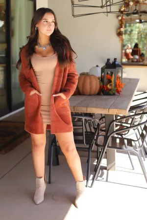 Give Thanks Cardigan In Camel