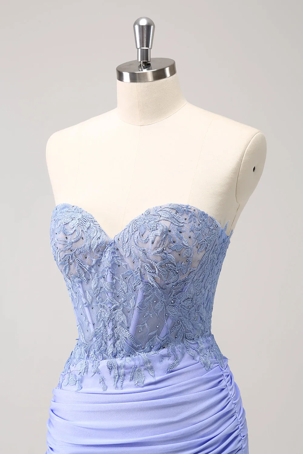 Glitter Fuchsia Tight Sweetheart Corset Short Pleated Homecoming Dress with Beading