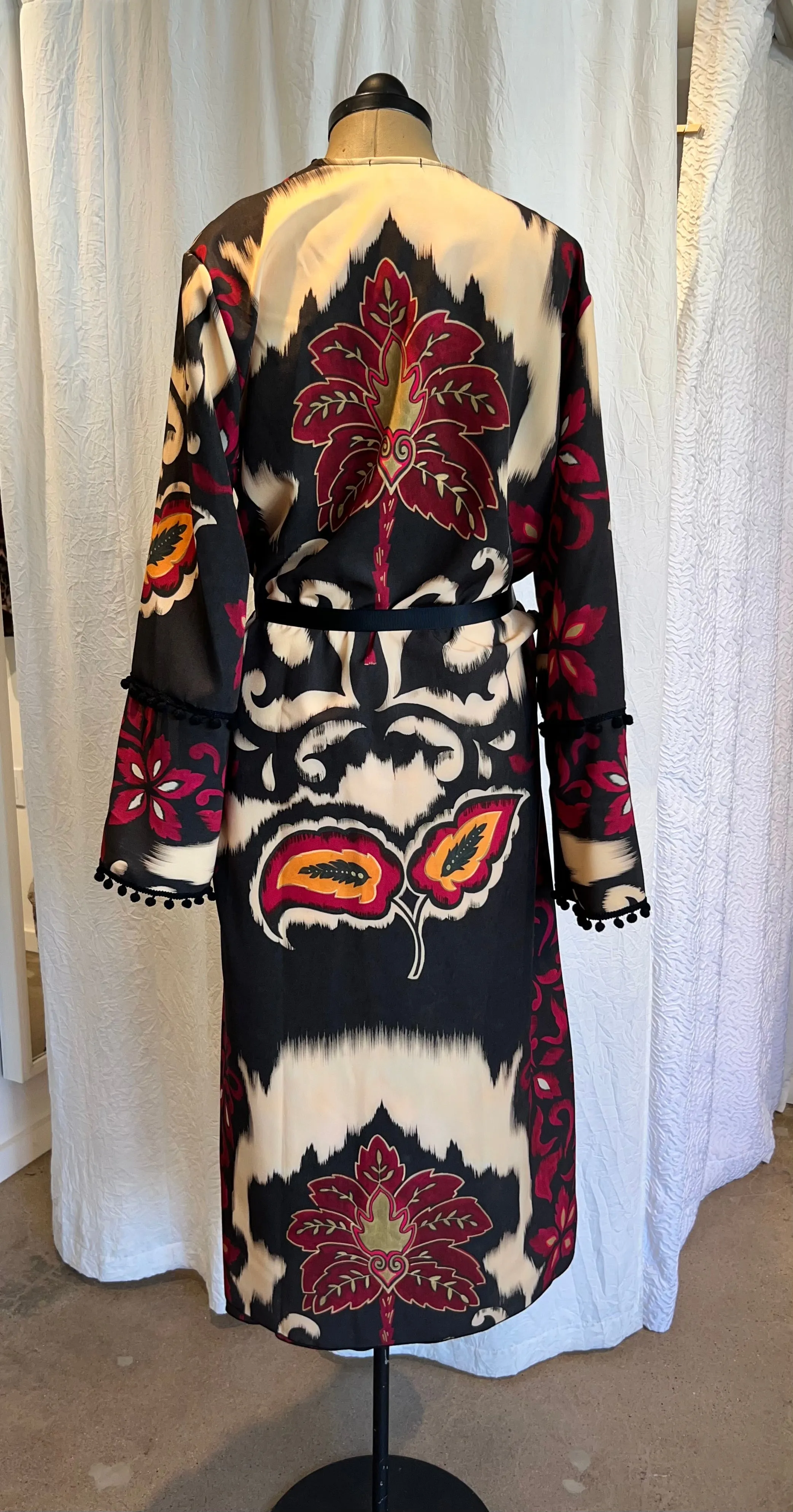 Ikat Print Cover Up / Kimono