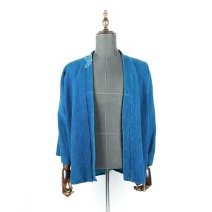 Indigo Kimono Broken Collar Robe