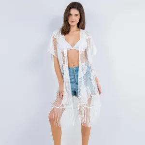 JUD116 - ROSE PRINT KIMONO