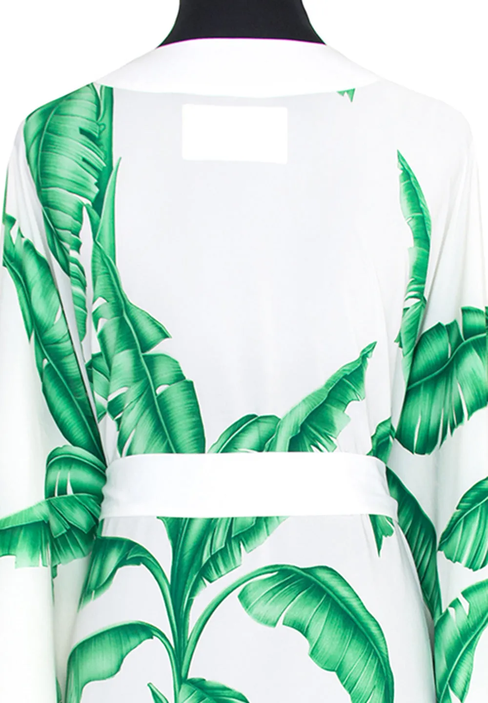 Jungle - White Palm Kimono (Off-White)