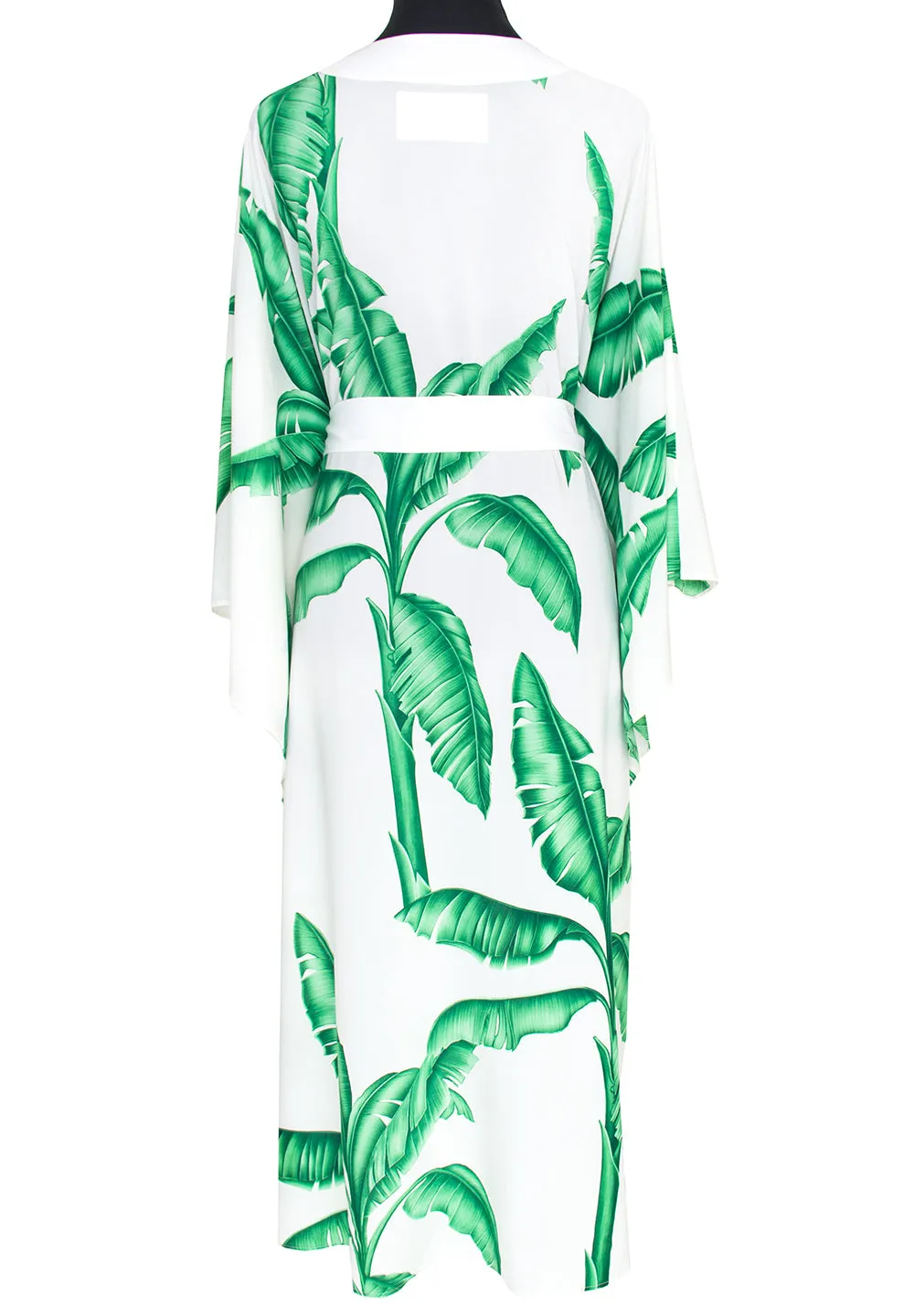 Jungle - White Palm Kimono (Off-White)