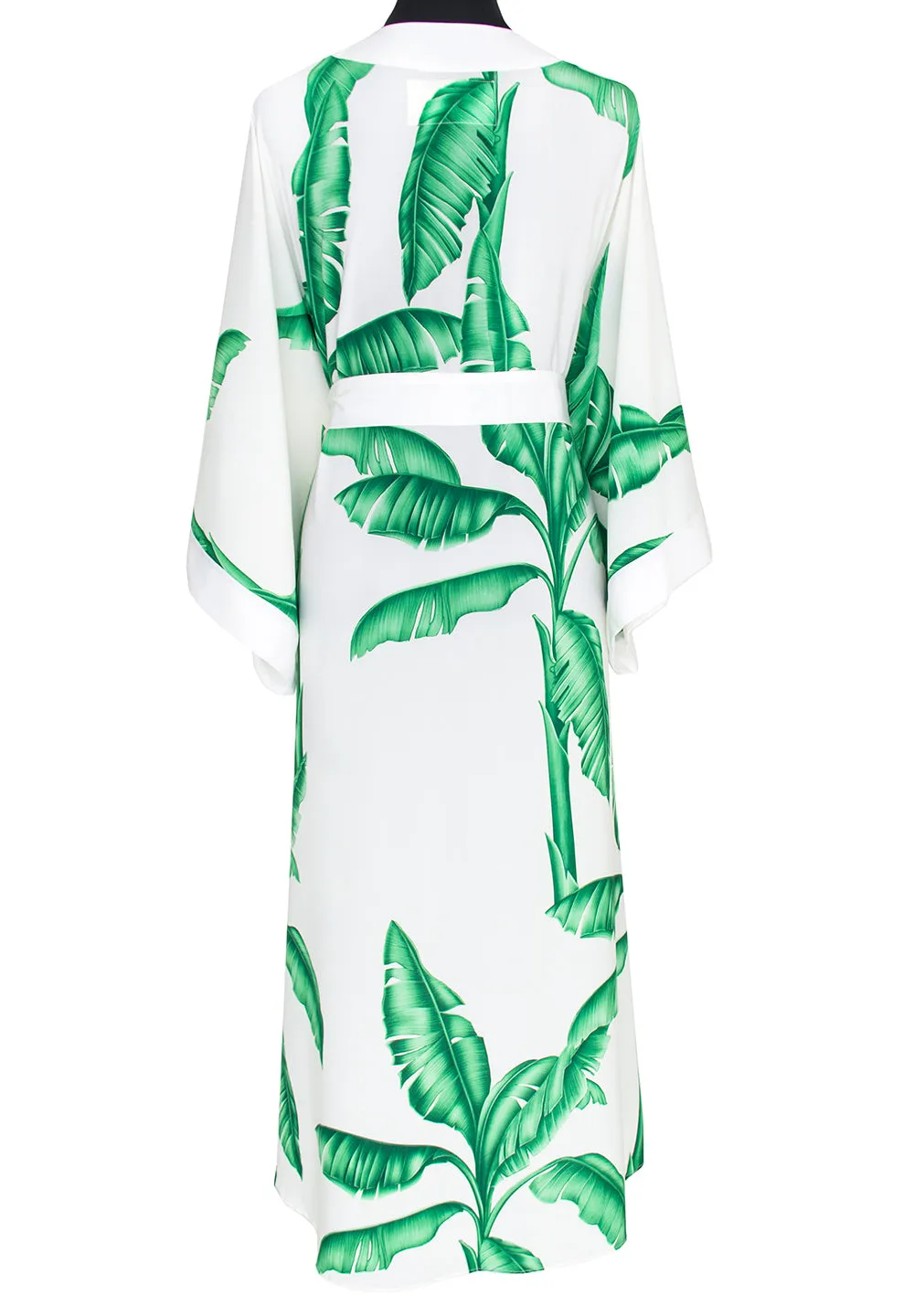 Jungle - White Palm Kimono (Off-White)