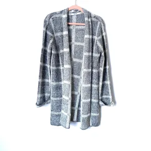 JUSTFAB Grey and White Metallic Cardigan- Size XS (Jana)