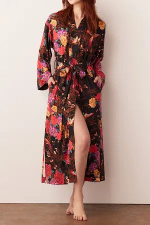 Kaia Kimono Robe | Twilight Garden