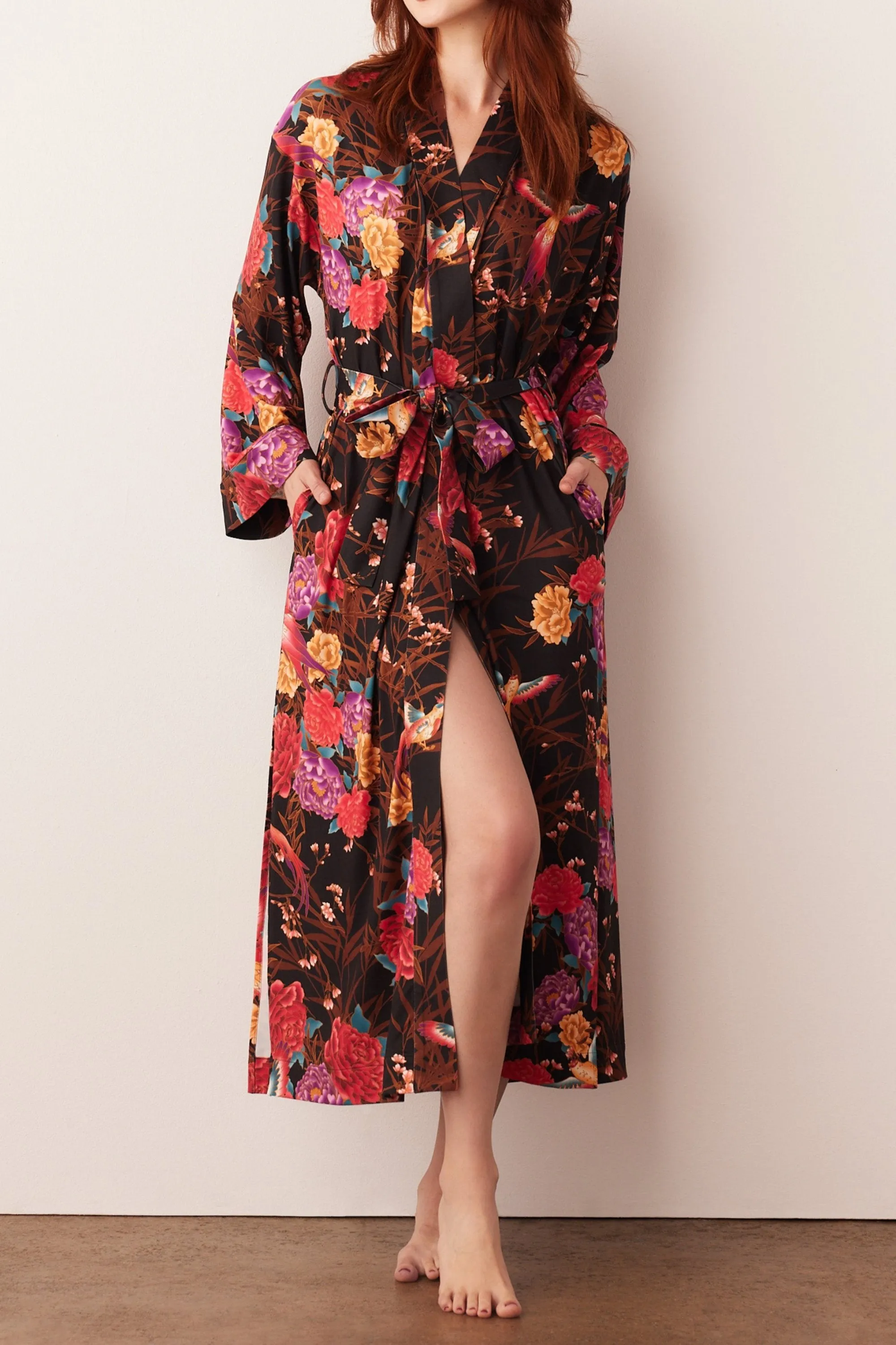 Kaia Kimono Robe | Twilight Garden