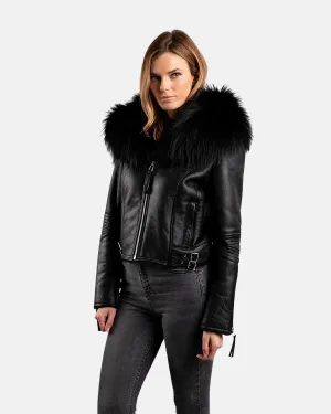 Knightsbridge Shearling Leather Jacket