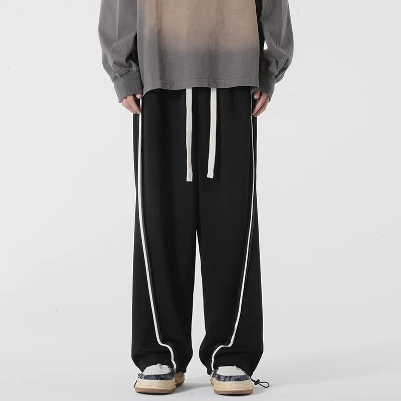 Knitted Sports Drawstring Tapered Sweatpant