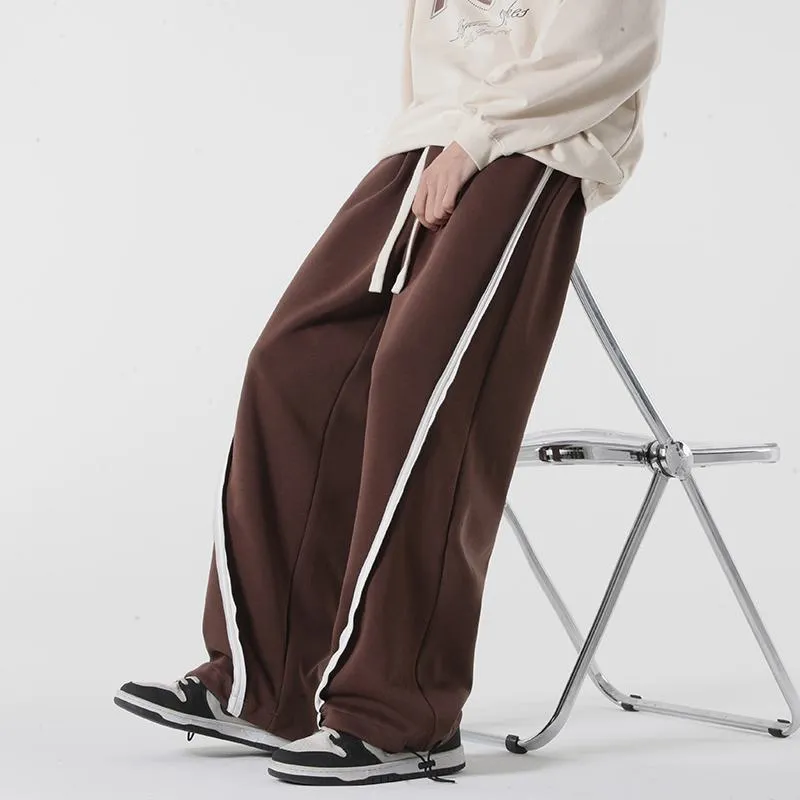 Knitted Sports Drawstring Tapered Sweatpant