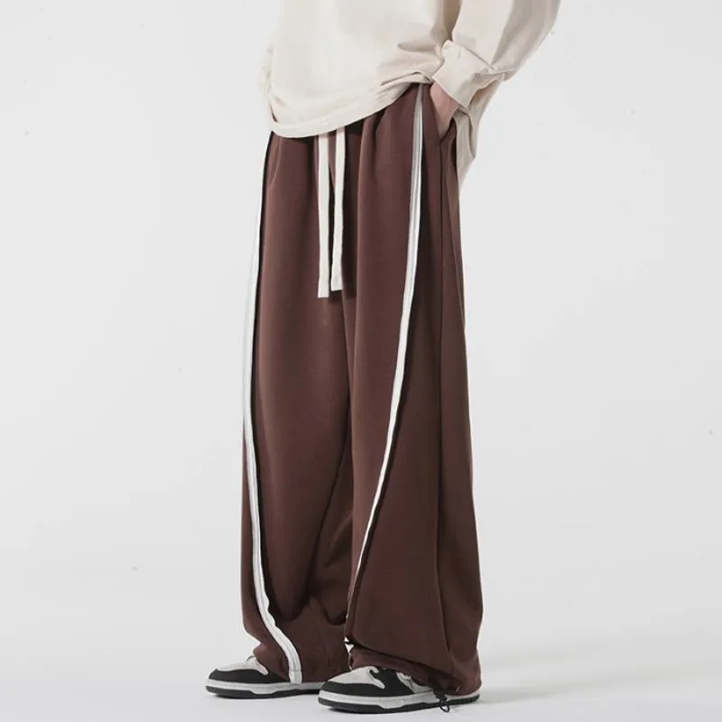 Knitted Sports Drawstring Tapered Sweatpant