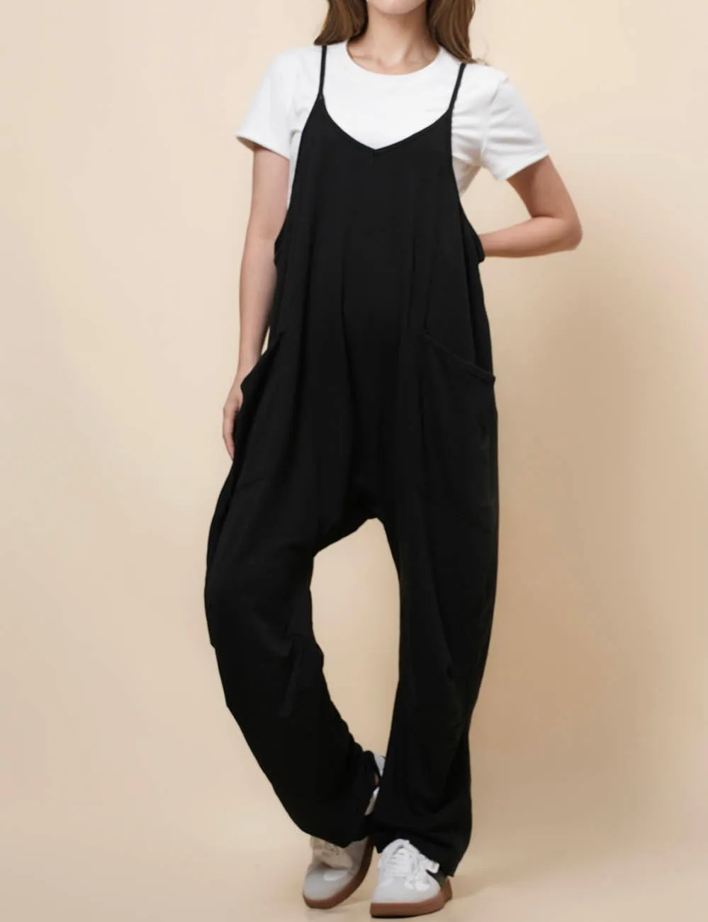 Ladies String Strape Overall Sleeveless Jumpsuit SKJ23103