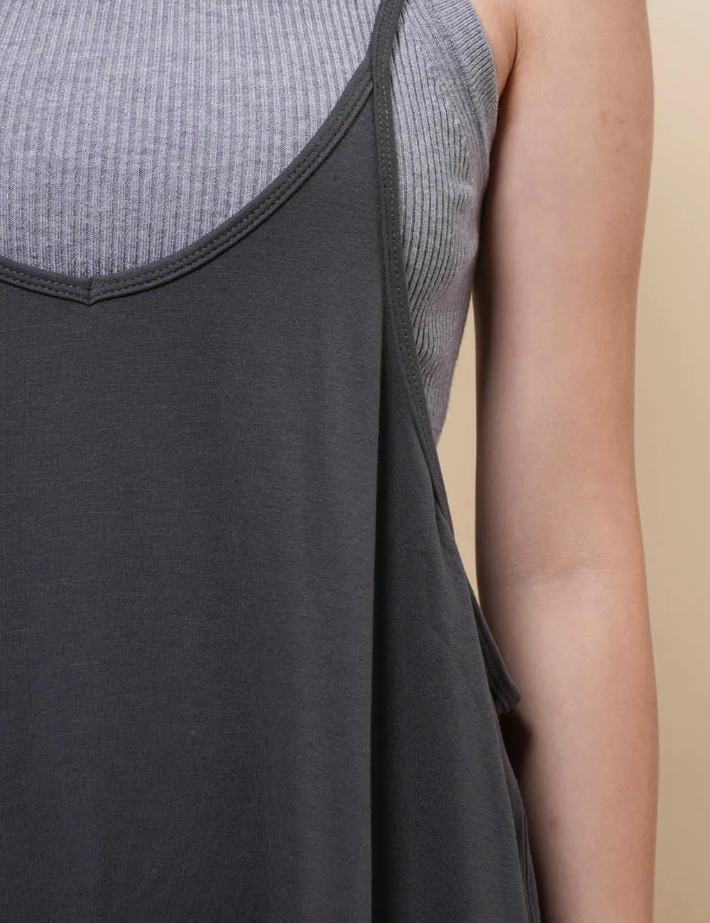 Ladies String Strape Overall Sleeveless Jumpsuit SKJ23103