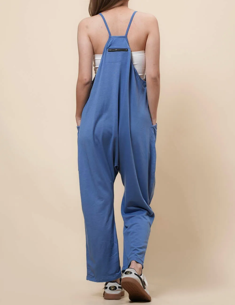 Ladies String Strape Overall Sleeveless Jumpsuit SKJ23103