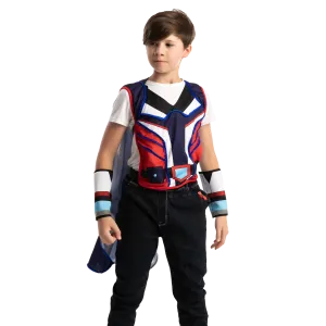 LED Waistcoat with Cape and Wristbands - Child