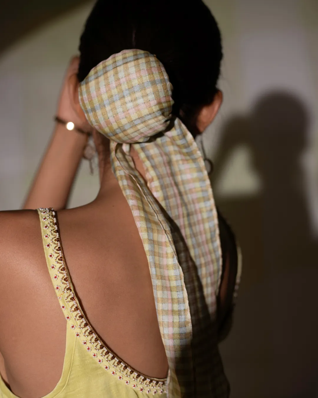 Lime Yellow Spaghetti Dress