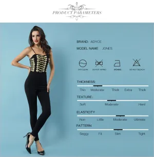 Long Jumpsuit Sexy Button Lace Up Club Rompers Bodysuit