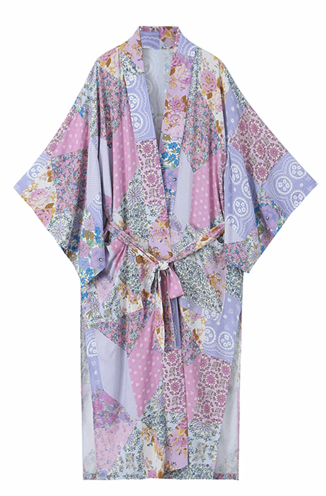 Maxi floral kimono