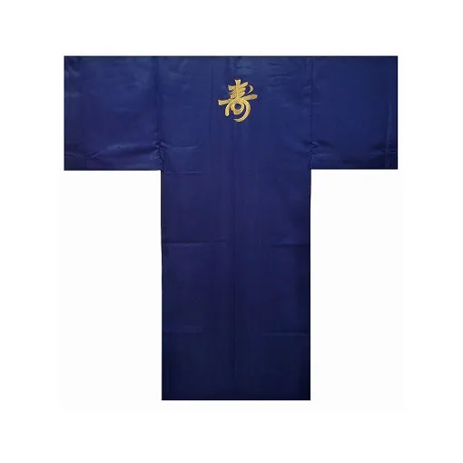 Men's Kimono: Long Life "Kotobuki" (Polyester) (Embroidered)