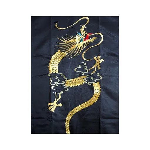 Men's Kimono: Rising Dragon (Polyester) (Embroidered)