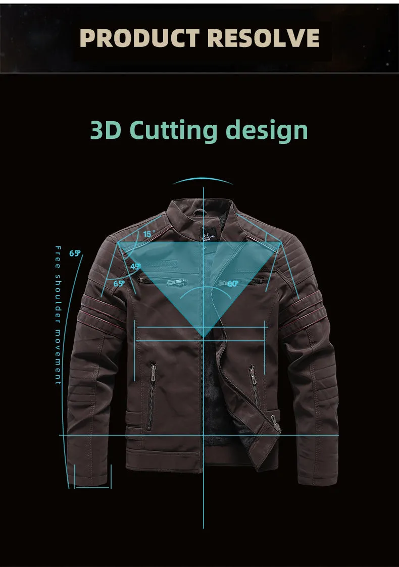 Men's PU Brushed Soft Suede Leather Jacket Fashion Multi-Embroidered Tide Jackets Blazer| 8809