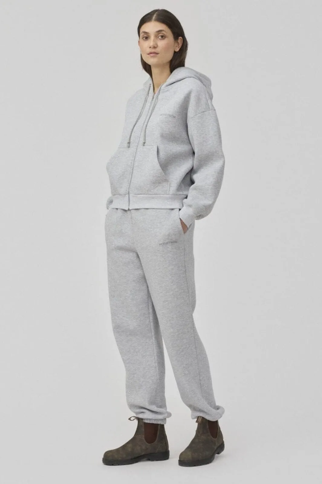Modström - Tiamd Pants - 7087 Grey Melange