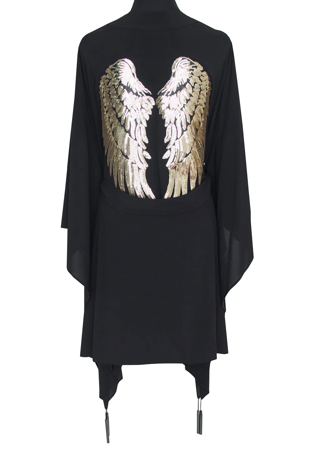 Monochrome - Black Kimono Wings (Black)
