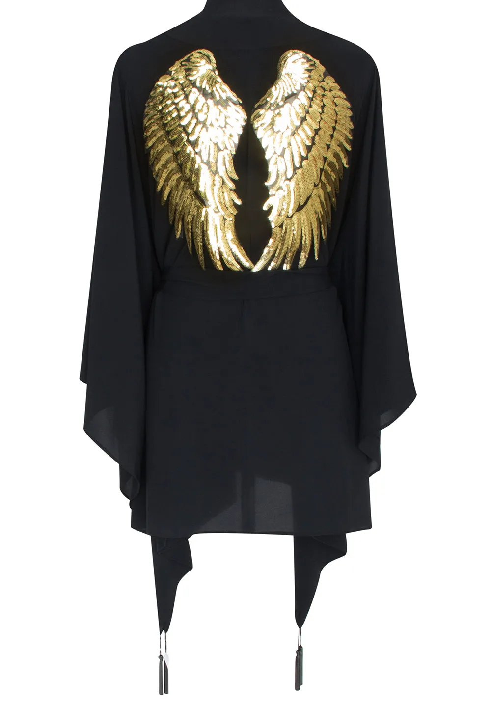 Monochrome - Black Kimono Wings (Black)