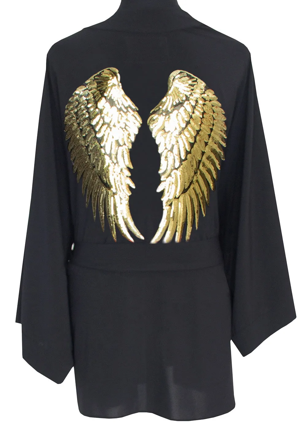 Monochrome - Black Kimono Wings (Black)