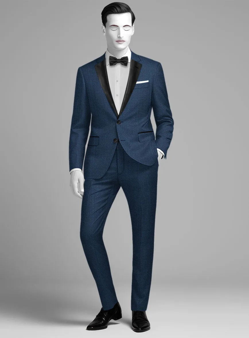Napolean Spring Royal Blue Wool Tuxedo Suit