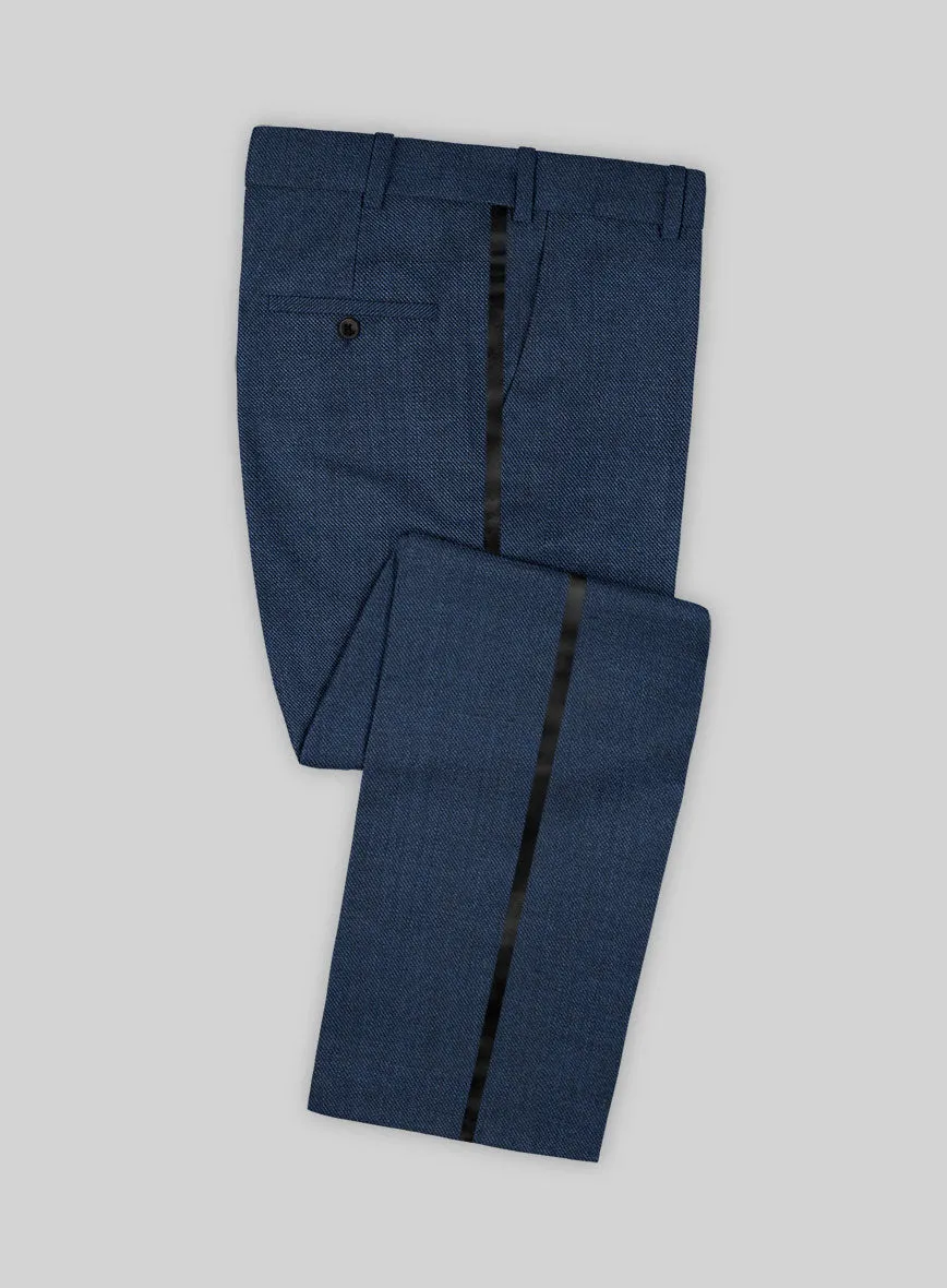 Napolean Spring Royal Blue Wool Tuxedo Suit