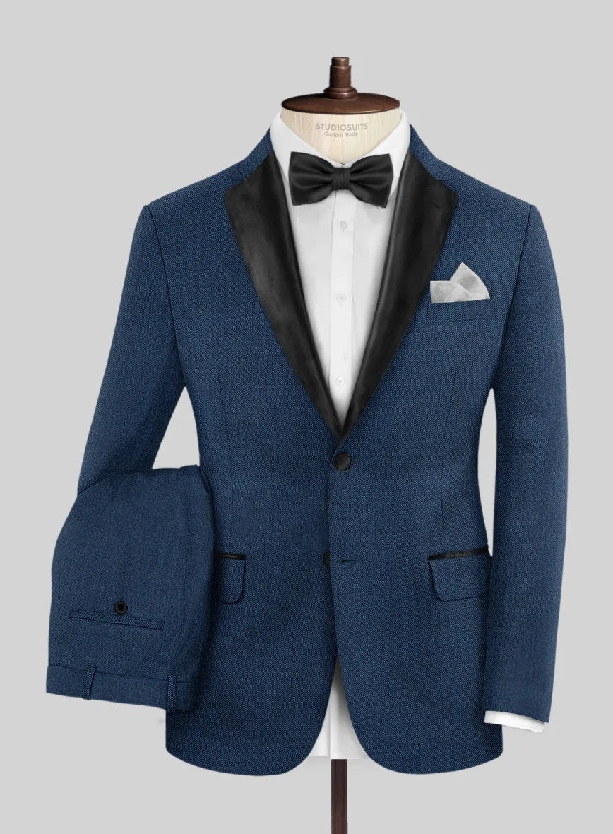 Napolean Spring Royal Blue Wool Tuxedo Suit