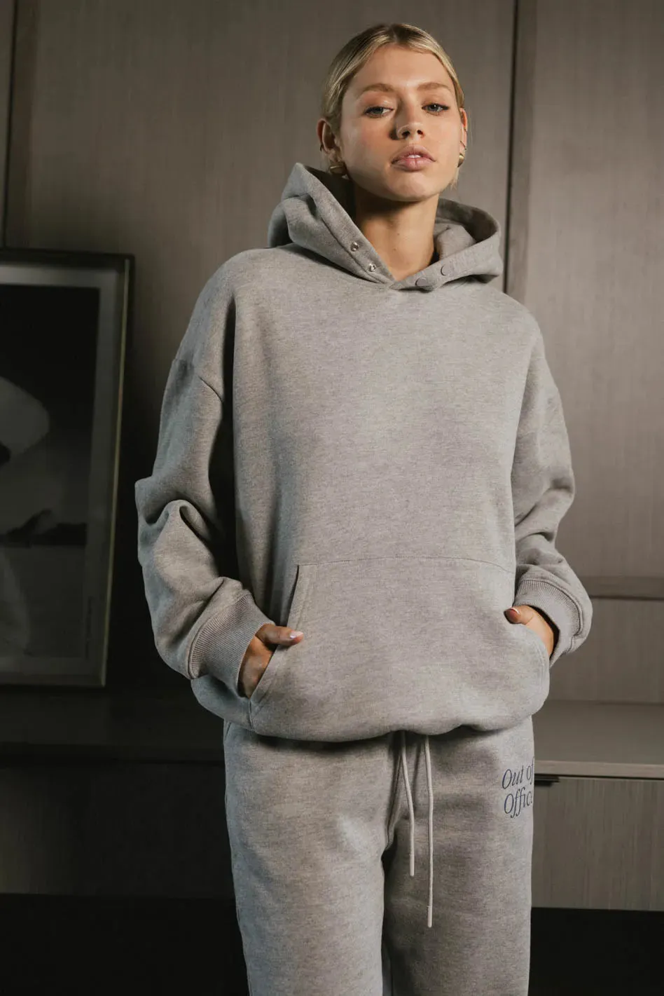 Out of Office Sweatshirt in Heather Grey - FINAL SALE