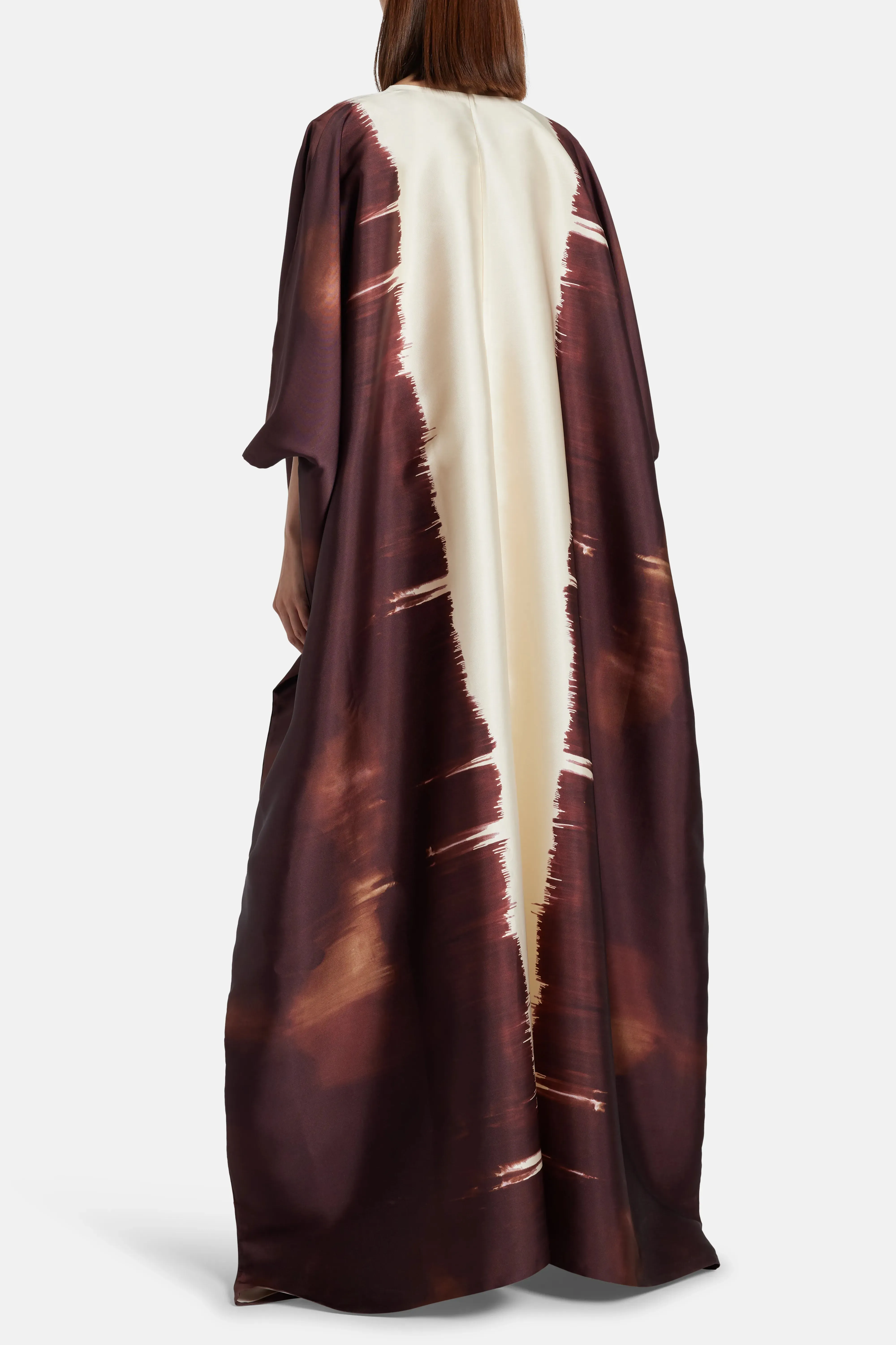 Painted Open Kimono And Dress Set