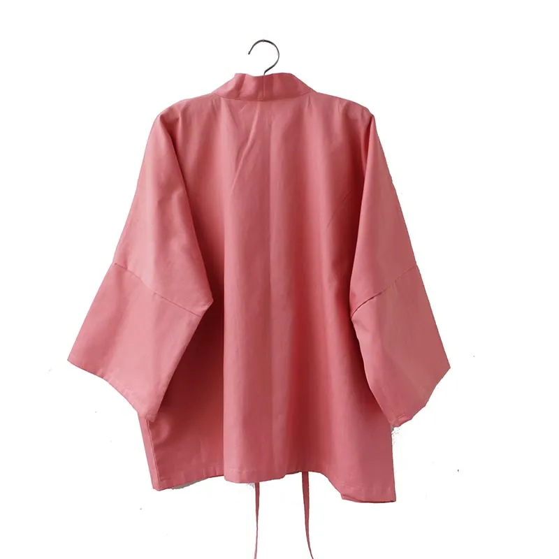 Peach Pink Kimono Cardigan