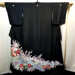 "Hidden Kids" Vintage Tomesode