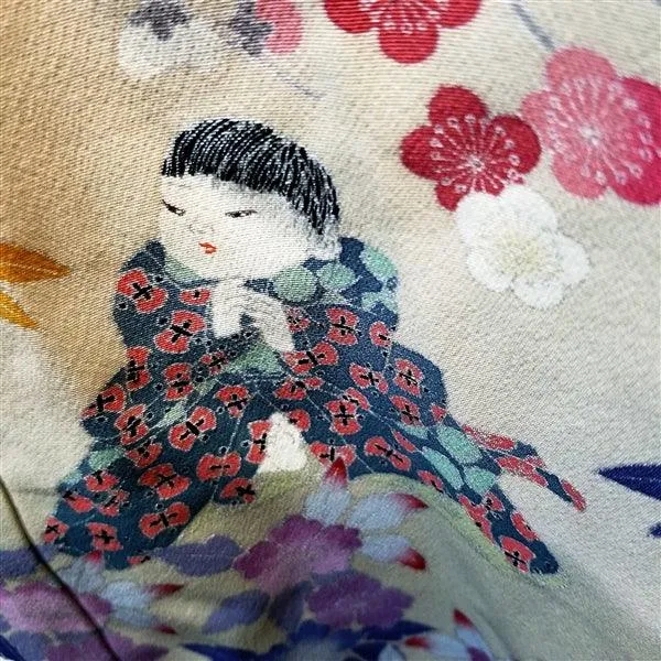 "Hidden Kids" Vintage Tomesode