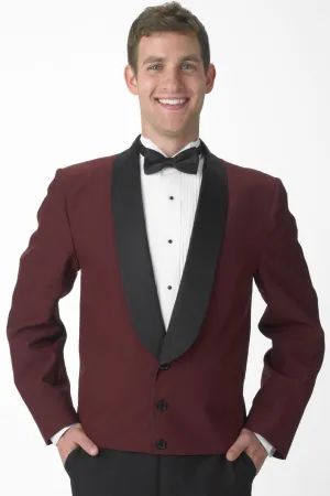 "Holden" Men's Burgundy Eton Jacket