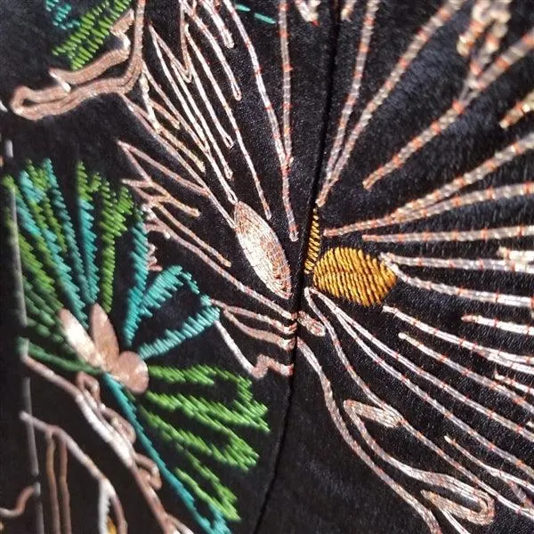 "Old Friends" Meiji Antique Wedding Kimono (Uchikake)