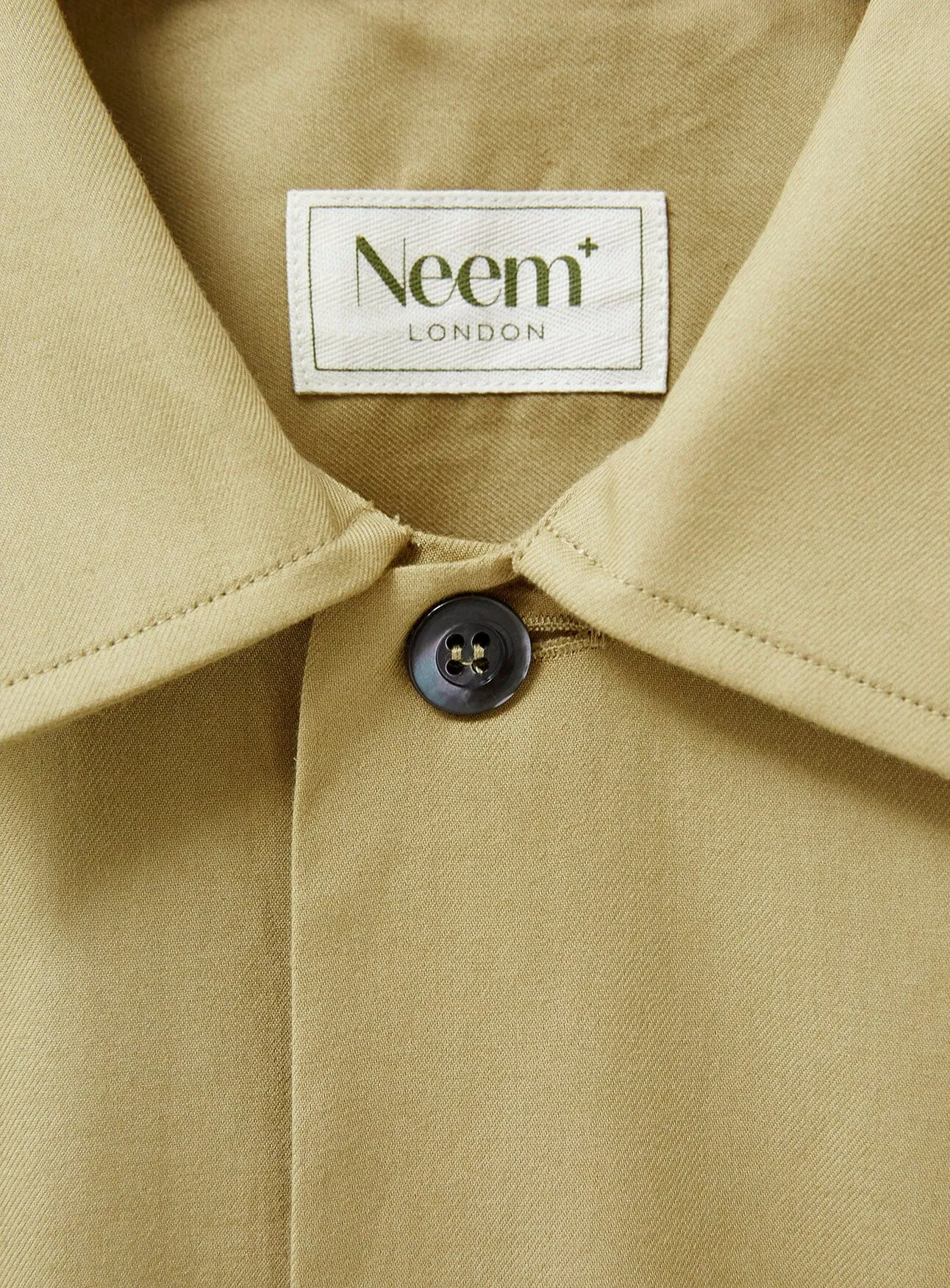 Regenerative Cotton Khaki Shirt Jacket