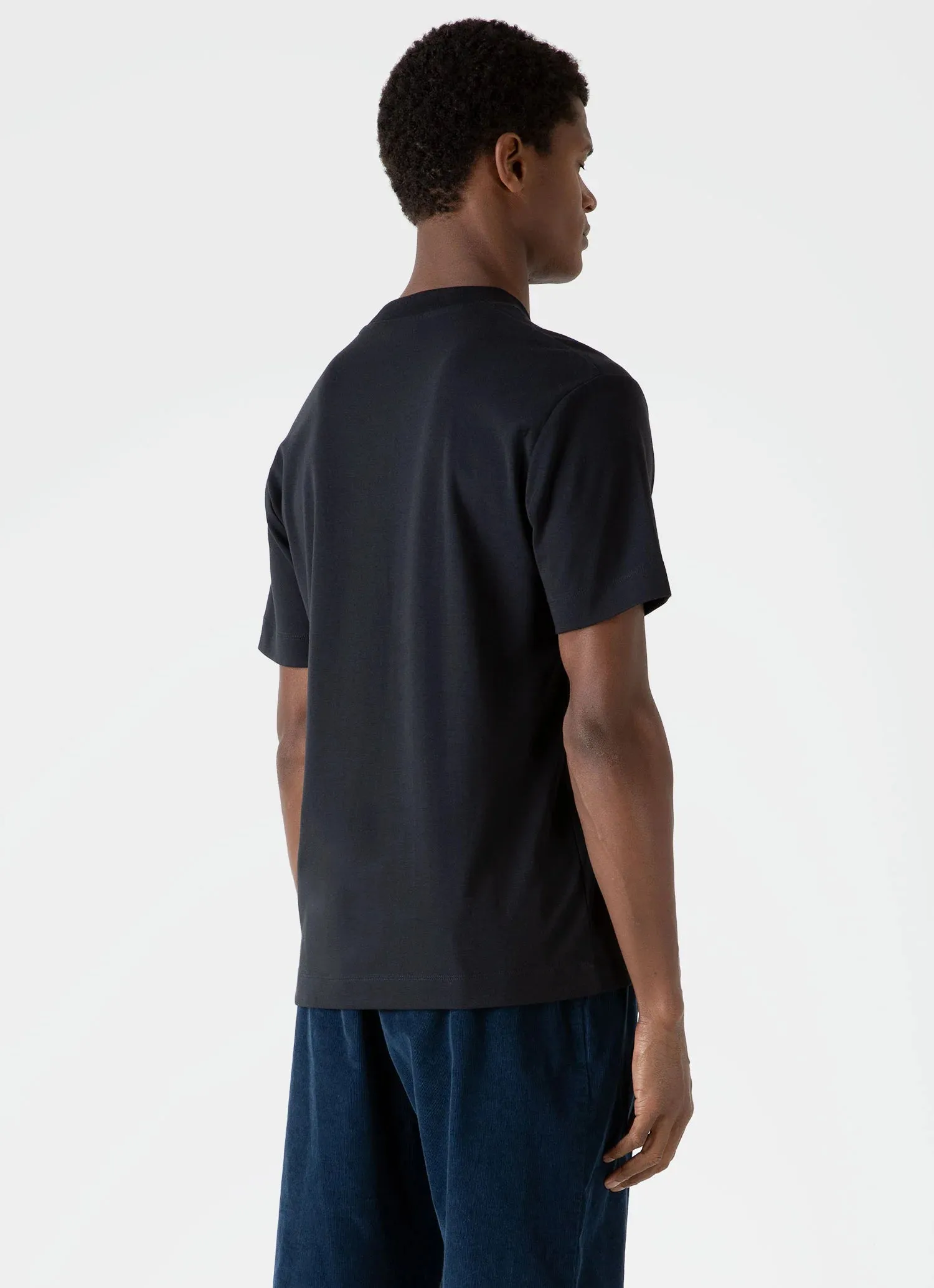 Relaxed Fit Heavyweight  T Shirt - Black