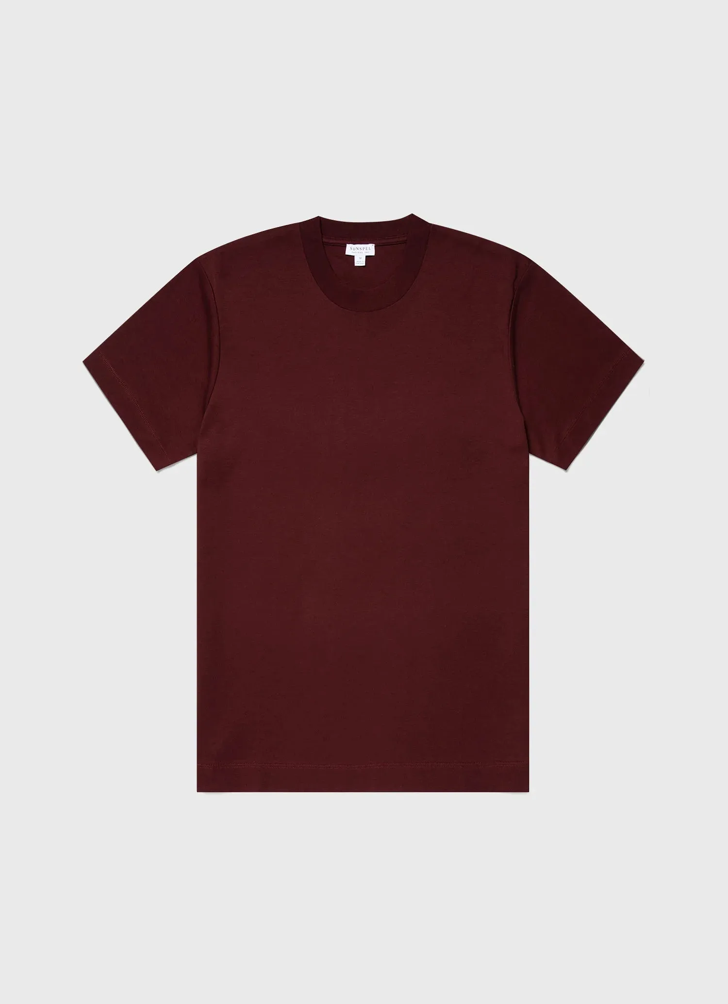 Relaxed Fit Heavyweight T Shirt - Maroon