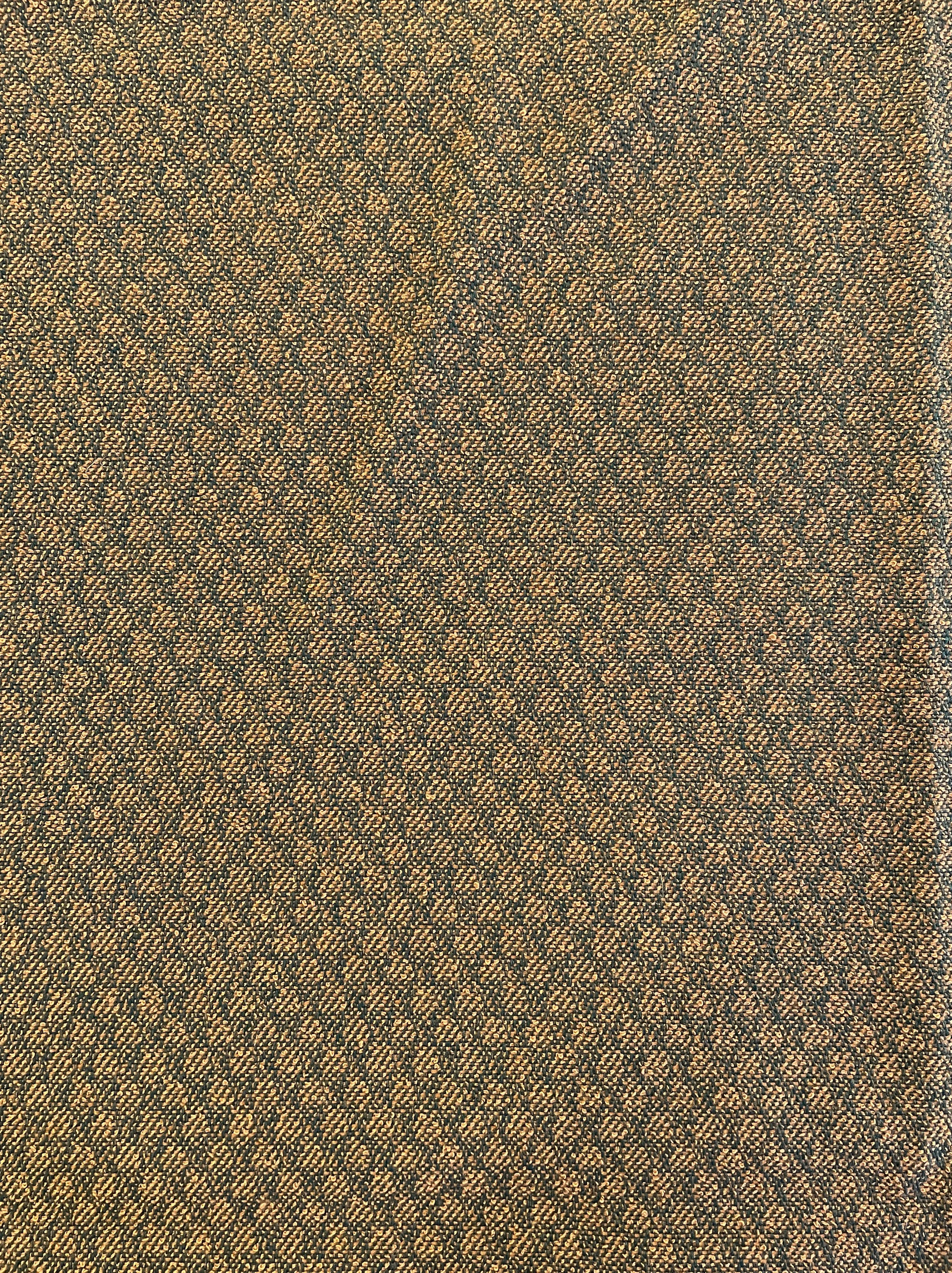 SALE 1 1/4 YD Polyester Blend Home Dec. - Light Brown and Dark Gray