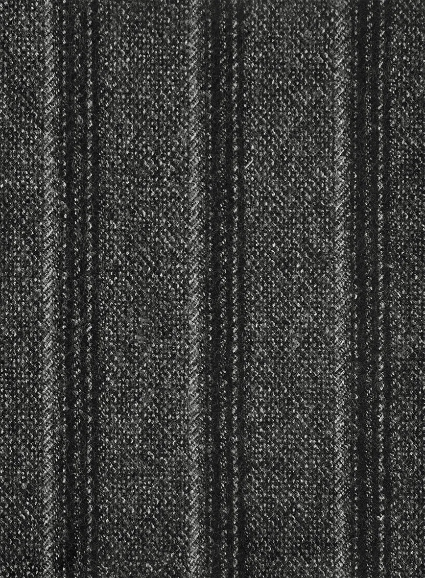 Sartori Leocadia Charcoal Stripe Soft Tweed Jacket