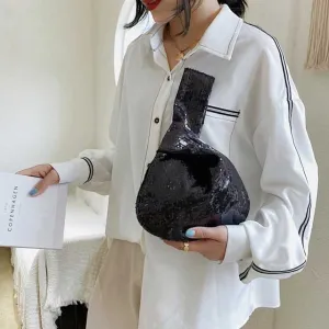 Sequin Japanese Knot Bag