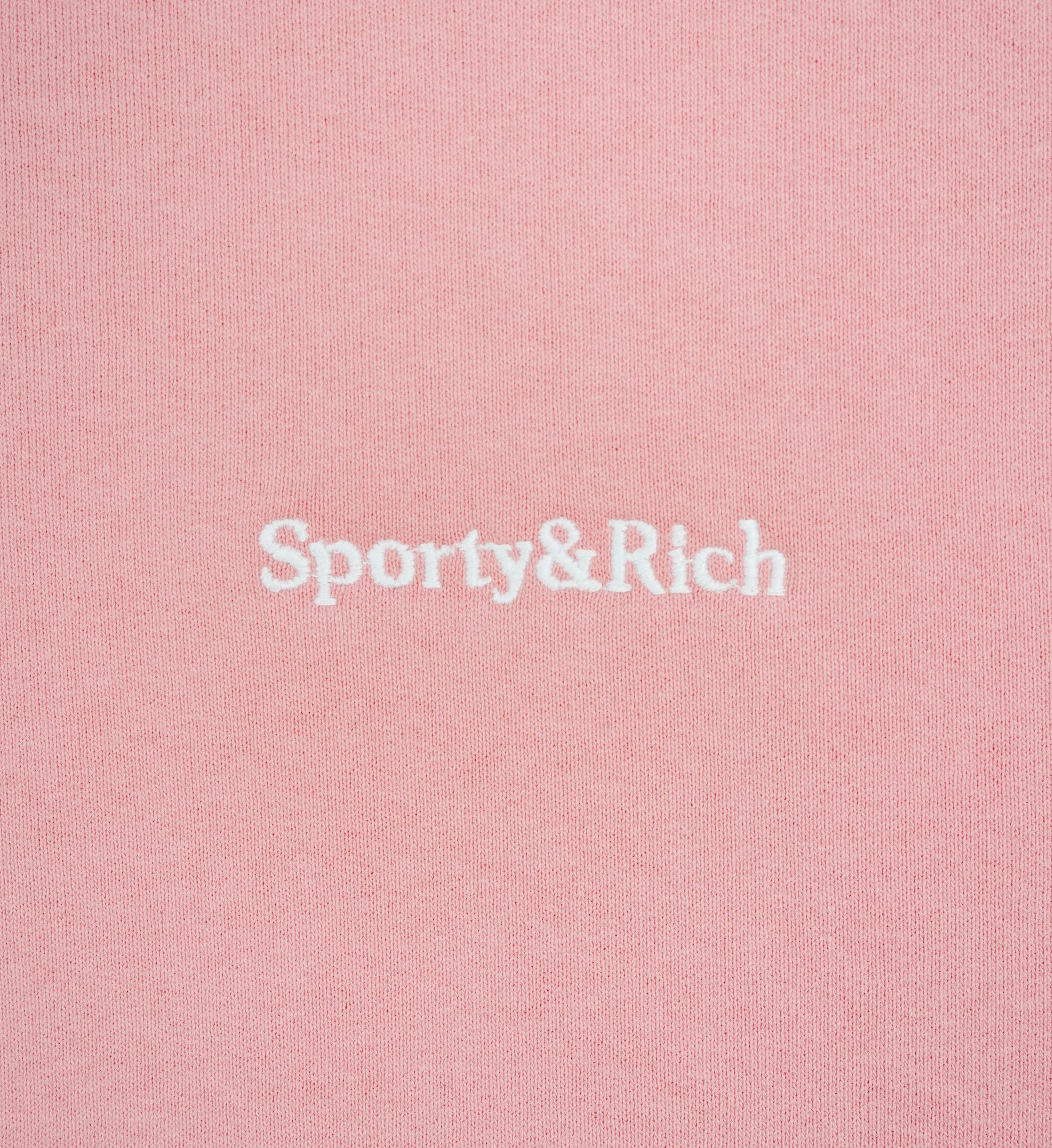 Serif Logo Sweatpant - Rose