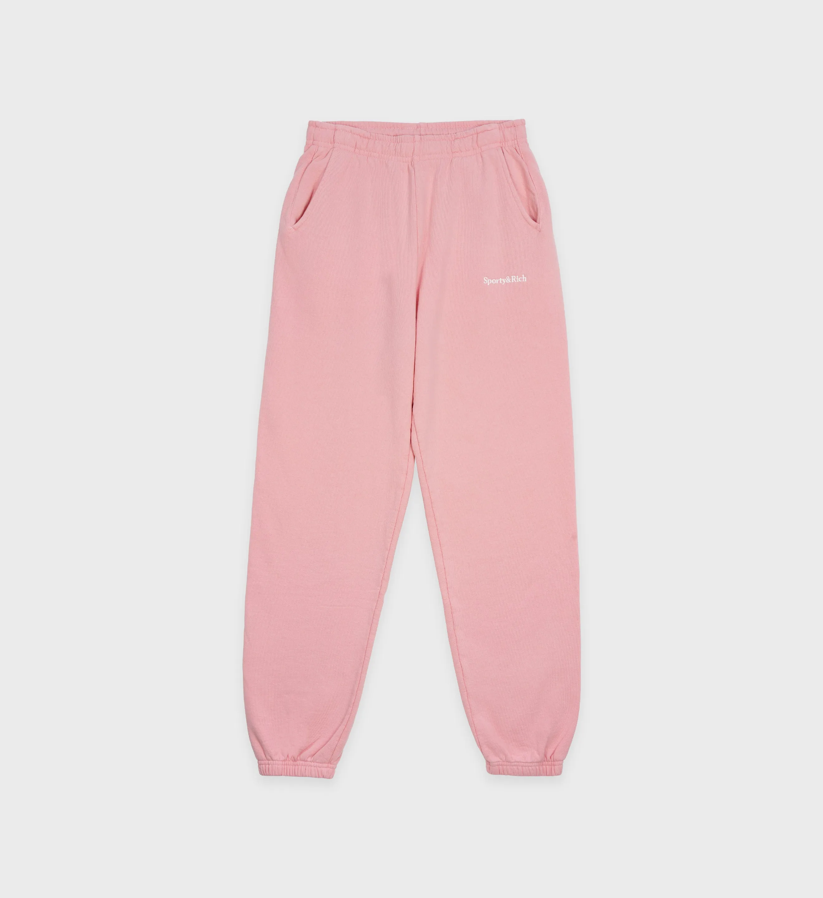 Serif Logo Sweatpant - Rose